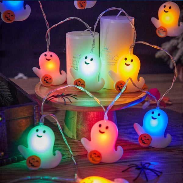 👻Ghost Pumpkin String Lights | Lovely Halloween party
